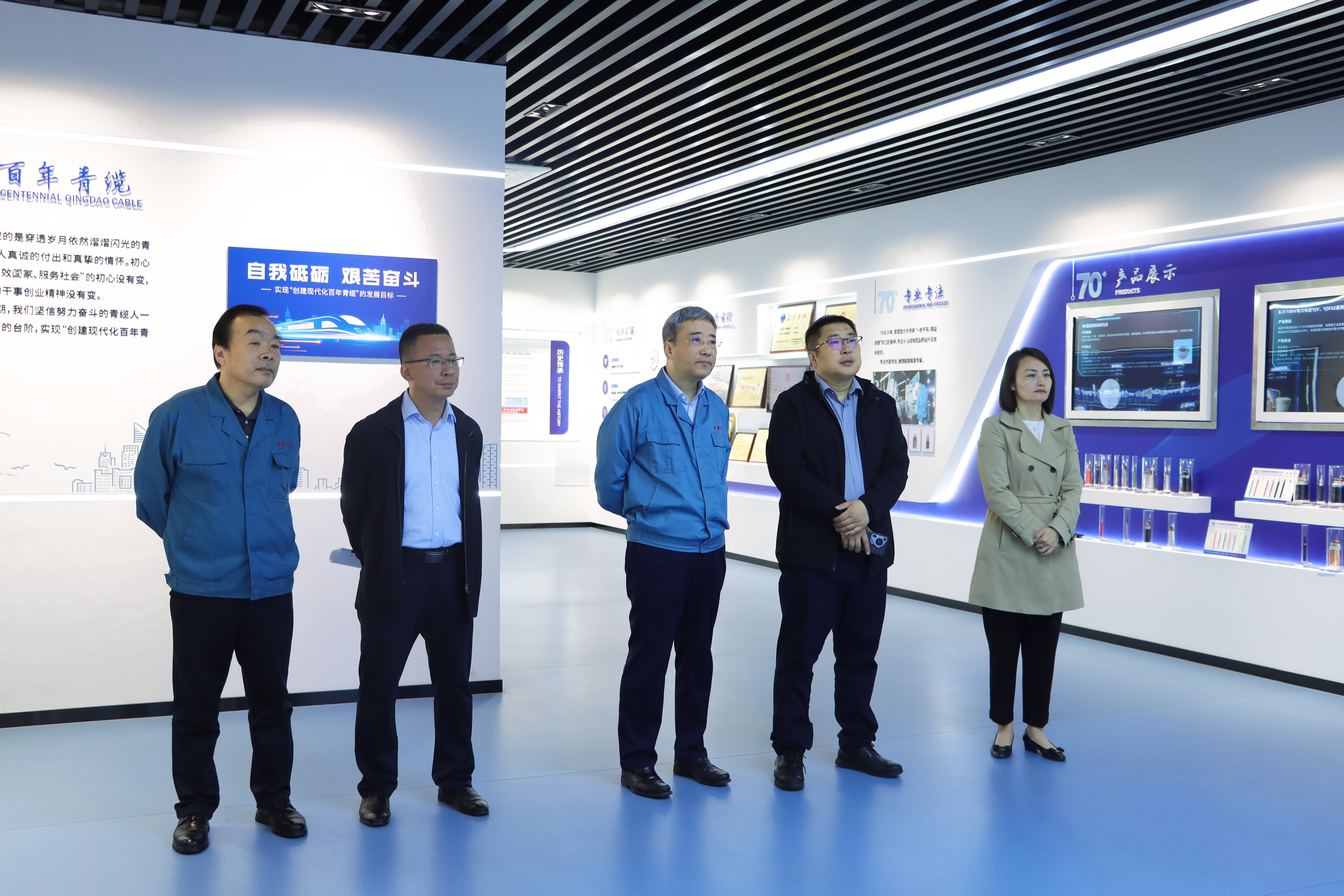 即墨區(qū)領(lǐng)導(dǎo)蒞臨青纜考察調(diào)研